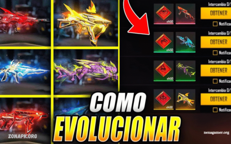 Get Evolutionary Weapons in Free Fire