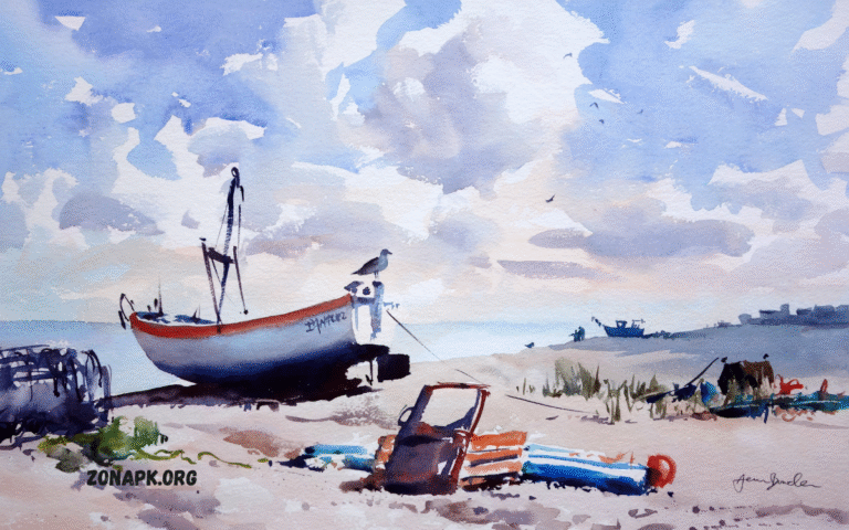 Watercolor Landscape Painting
