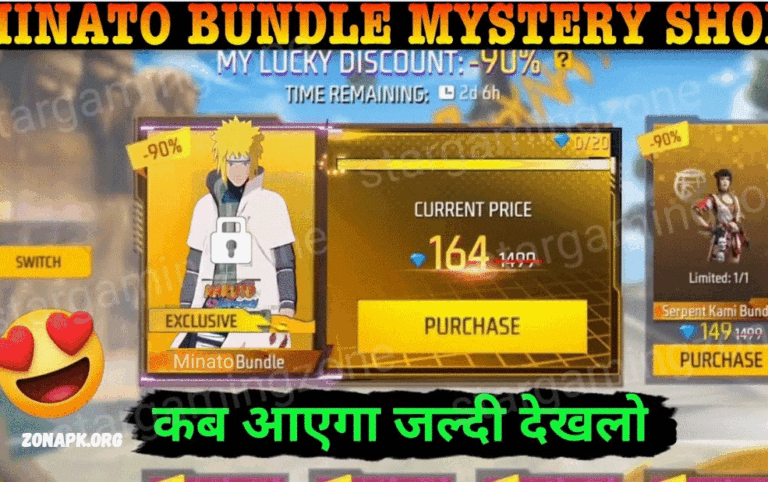 Free Fire -How to get Minato Set in the new Mystery Shop