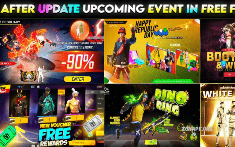 Upcoming Free Fire Events