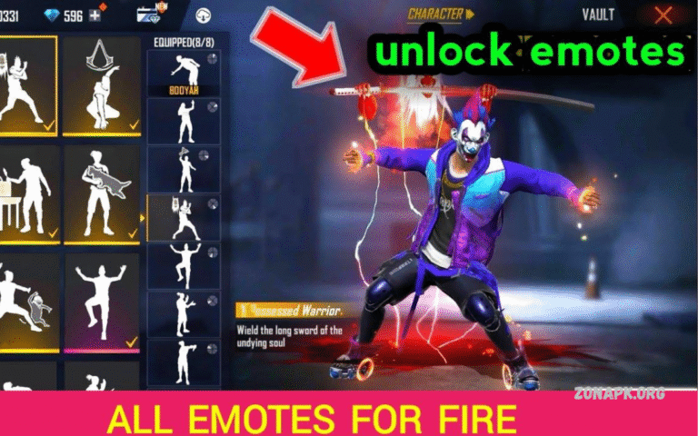 Download All Free Fire Emotes APK – Complete Collection 2025 All Free Fire Emotes APK