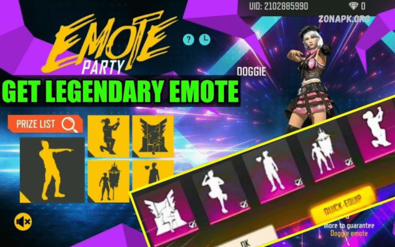 Download Free Fire Legendary Emotes APK – Latest Version 2025 Free Fire Legendary Emotes APK