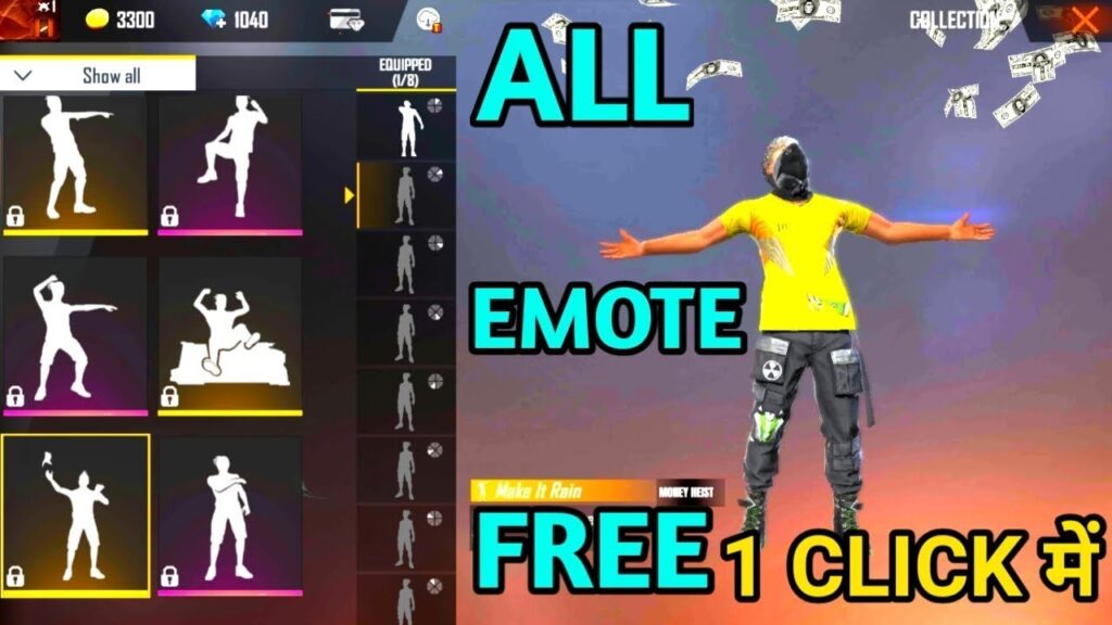 How to Get Free Emotes in Free Fire