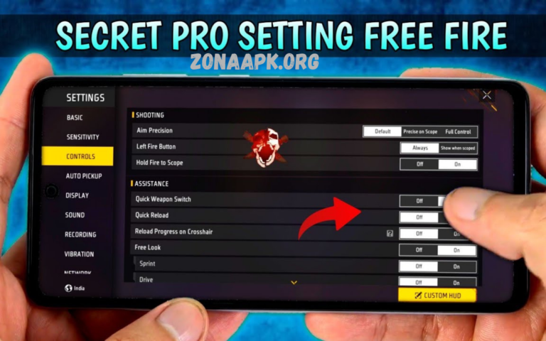 Headshot Settings Free Fire