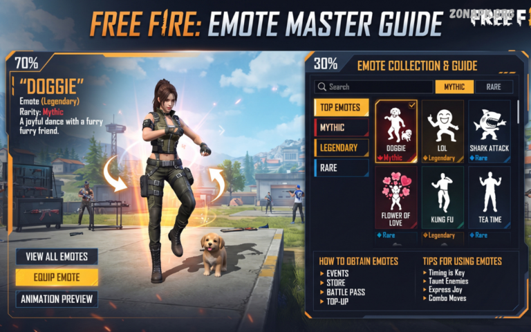 Free Fire Emote Guide: Complete Guide to Emotes, Unlocking Methods & Usage Free Fire Emote Guide