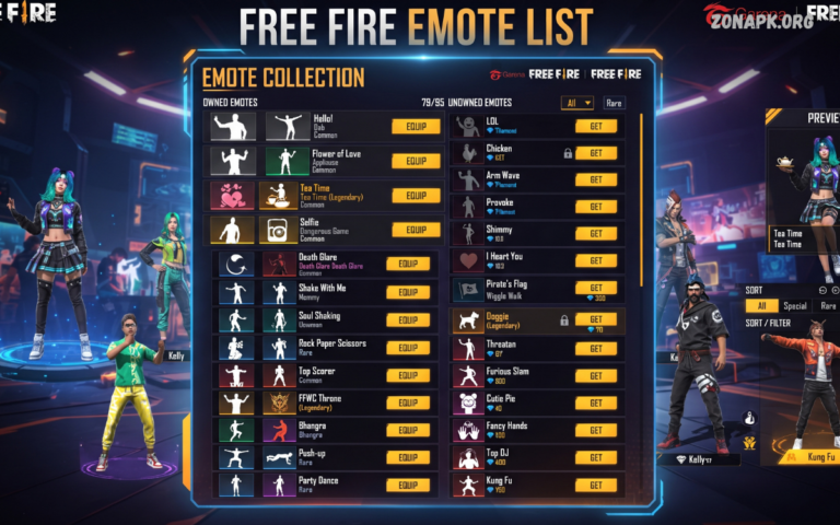 Free Fire Emote List: Complete Guide to Emotes in Free Fire Free Fire Emote listFree Fire Emote list