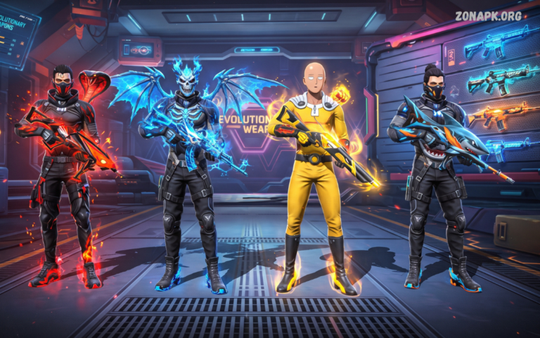 Free Fire Evolutionary Weapons