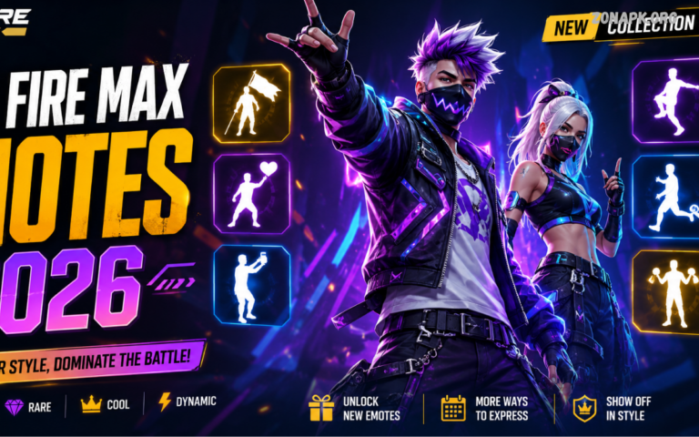 Free Fire MAX Emotes 2026