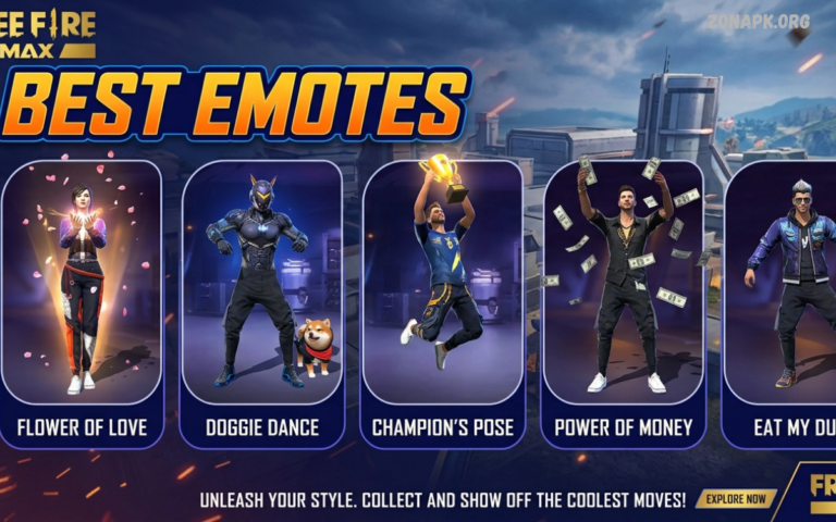 Free Fire MAX Best Emotes